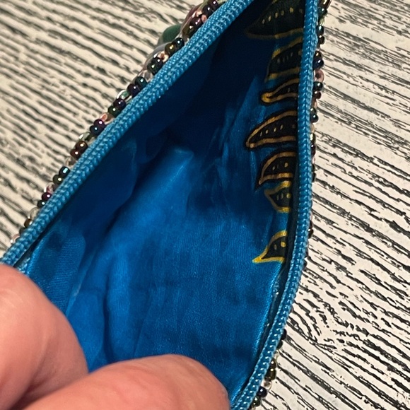 Stunning handcrafted beaded coin purse/wallet - Picture 6 of 6